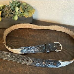 100% Leather Made in Mexico Western Cowboy Belt